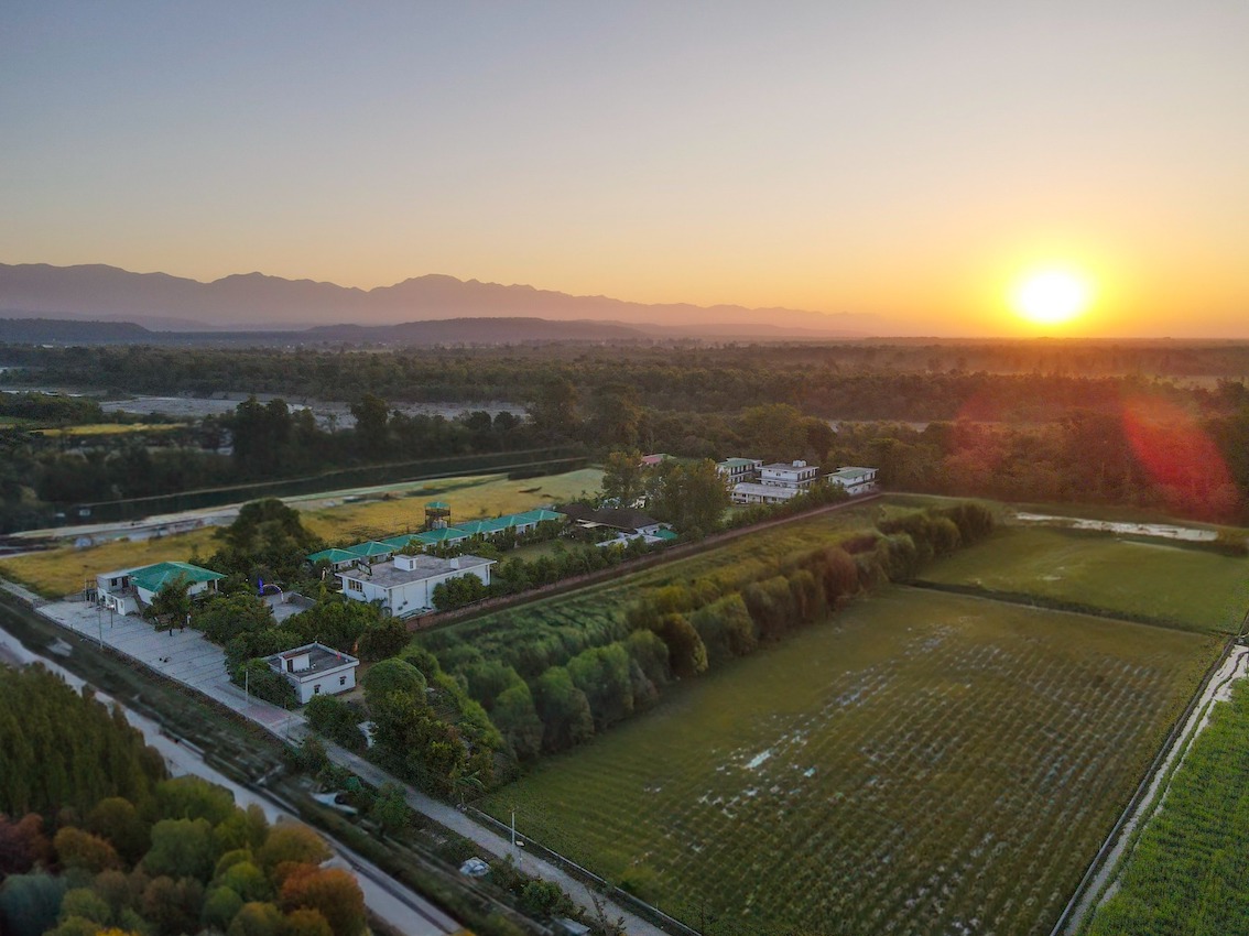 Luxury resort in Jim Corbett